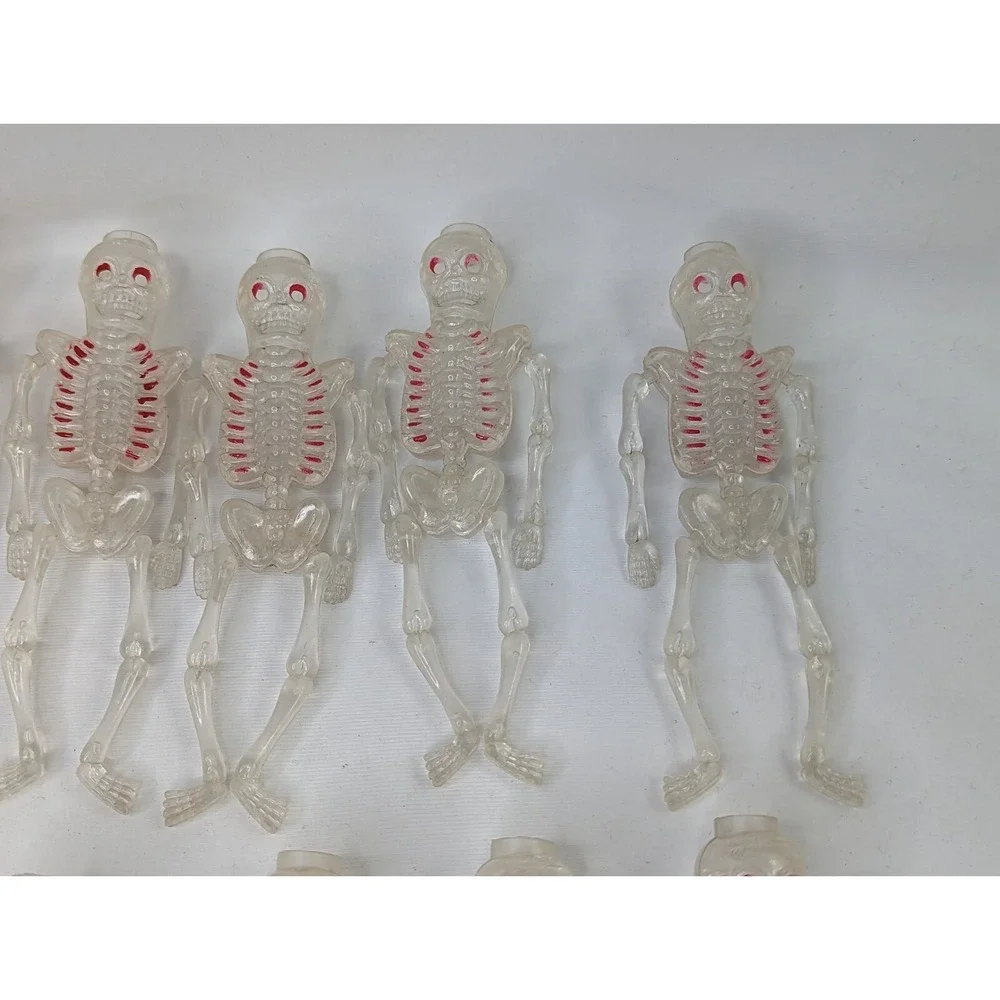 Spooky Skeleton String Light Covers Only 5 Inch Lot of 10 Halloween‎